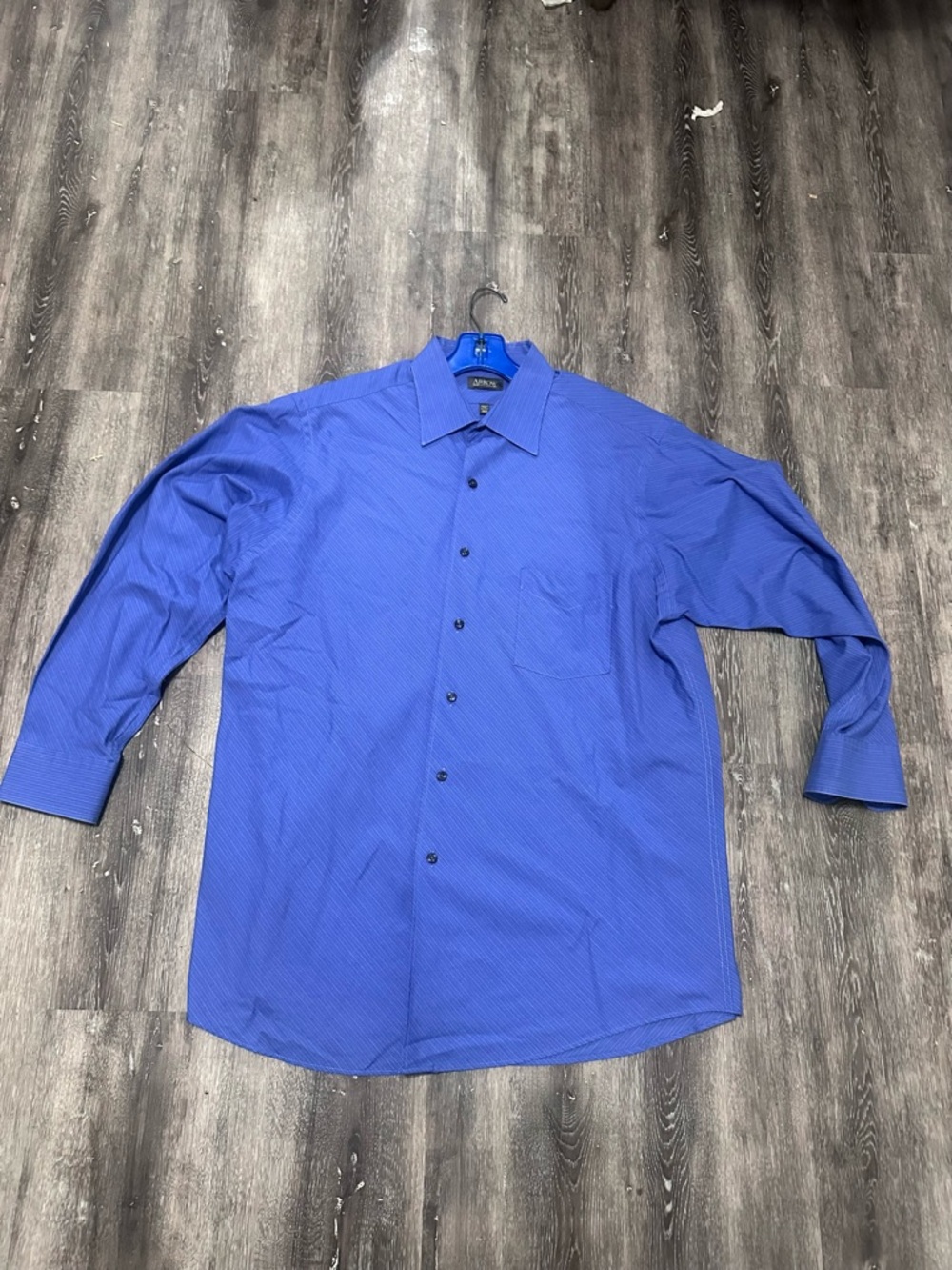 Arrow Men's Long-Sleeve Dress Shirt in Royal Blue